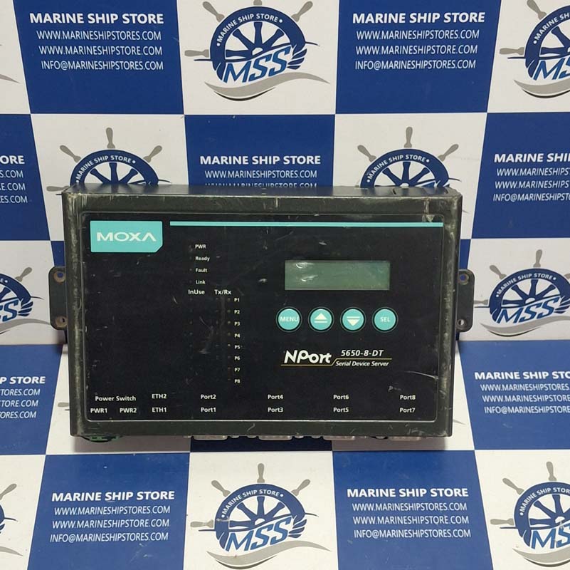 MOXA NPORT 5650-8-DT SERIAL DEVICE SERVER