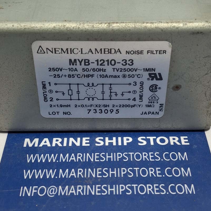 NEMIC-LAMBDA MYB-1210-33 NOISE FILTER-1 NEMIC-LAMBDA MYB-1210-33 NOISE FILTER