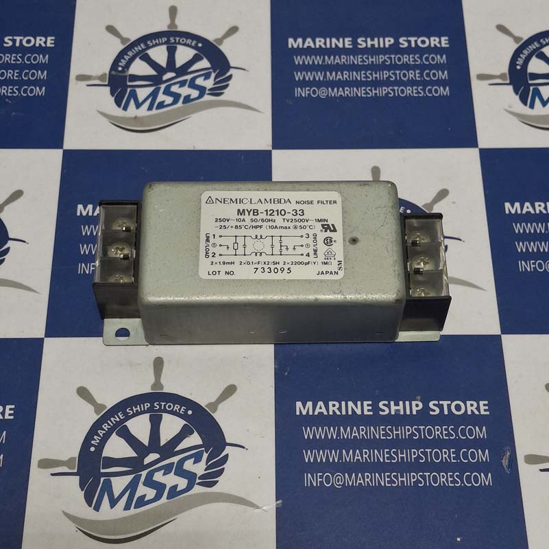 NEMIC-LAMBDA MYB-1210-33 NOISE FILTER-2 NEMIC-LAMBDA MYB-1210-33 NOISE FILTER