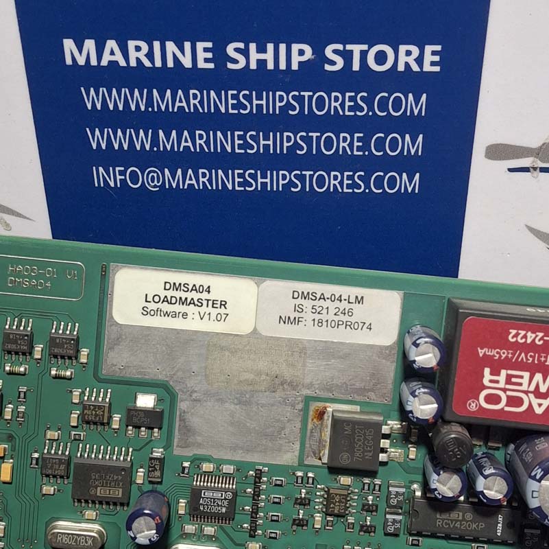 NMF DECK CRANE DMSA04 LM SOFTWARE-V1.07 1810PR074 LOADMASTER PCB CARD-4 NMF DECK CRANE DMSA04 LM SOFTWARE-V1.07 1810PR074 LOADMASTER PCB CARD