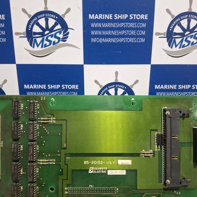 OKAMOTO ELECTRIC 85-20192-2-4 V1 85-20192-1-4 V1 PCB CARD-5 OKAMOTO ELECTRIC 85-20192-2-4 V1 85-20192-1-4 V1 PCB CARD