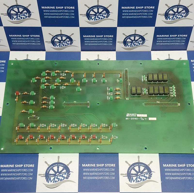 OKAMOTO ELECTRIC 85-20192-2-4 V1 PCB CARD