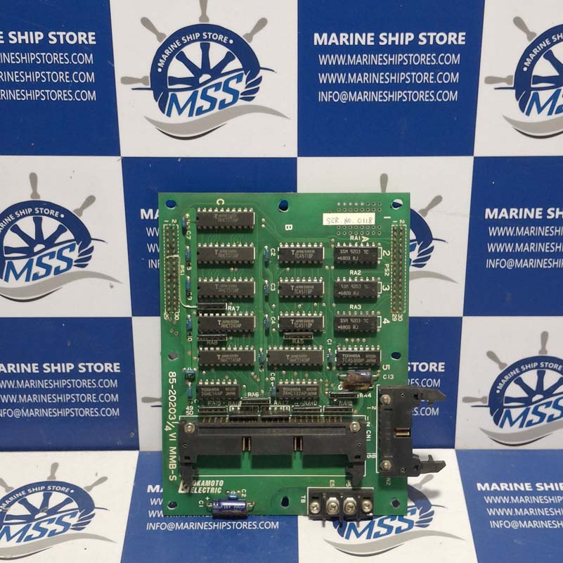 OKAMOTO ELECTRIC 85-20203 1-4 VI MMB-S PCB CARD