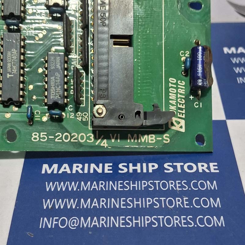 OKAMOTO ELECTRIC 85-20203 1-4 VI MMB-S PCB CARD