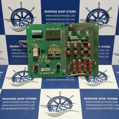 OKAMOTO ELECTRIC 85-20203 2-4 85-20203 3-4 CONTROL PANEL CARD