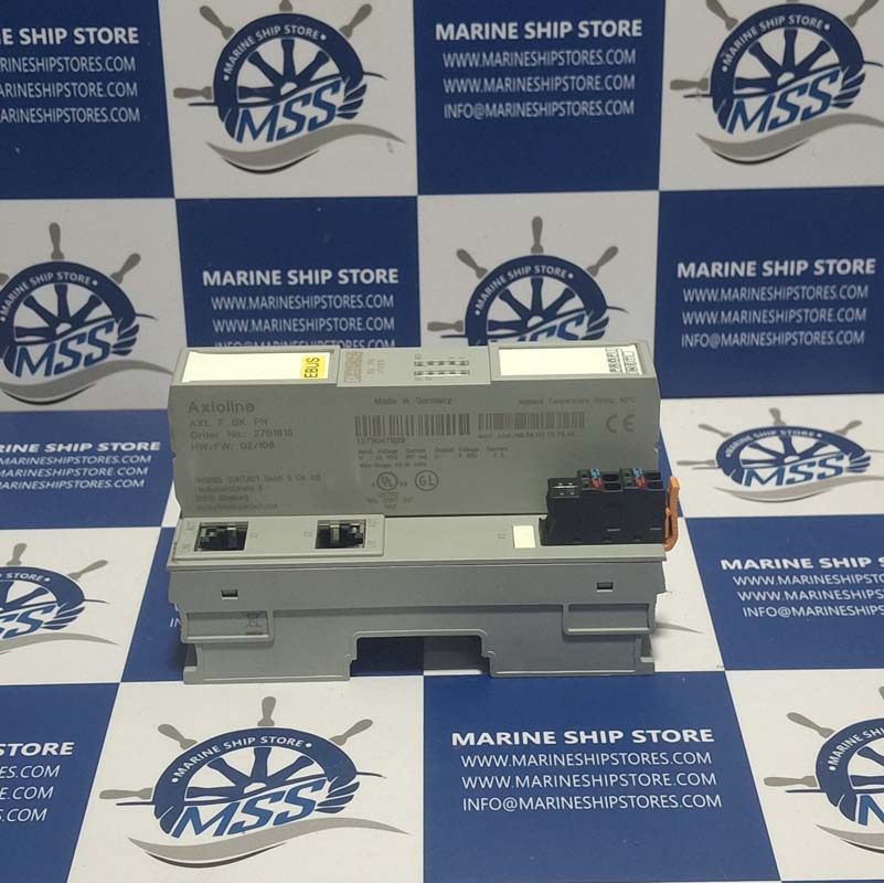 PHOENIX CONTACT AXIOLINE AXL F BK PN 2701815 BUS COUPLER MODULE-2 PHOENIX CONTACT AXIOLINE AXL F BK PN 2701815 BUS COUPLER MODULE