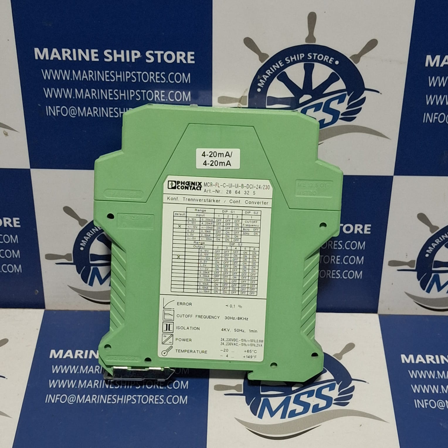 PHOENIX CONTACT MCR-FL-C-UI-UI-B-DCI-24-230 ISOLATED SIGNAL SPLITTER