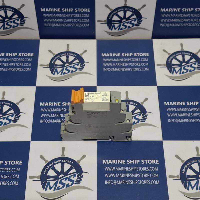 PHOENIX CONTACT PLC-BSC-24DC-21-21 2967015 RELAY WITH SOCKET BASE