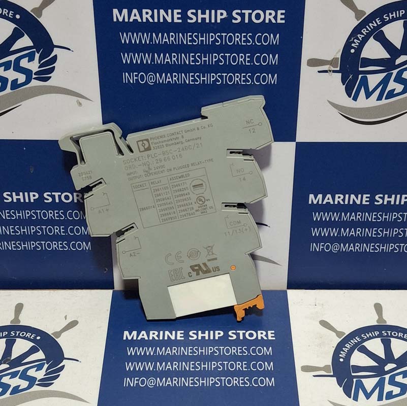 PHOENIX CONTACT PLC-BSC-24DC-21 2966016 RELAY WITH BASE-4 PHOENIX CONTACT PLC-BSC-24DC-21 2966016 RELAY WITH BASE