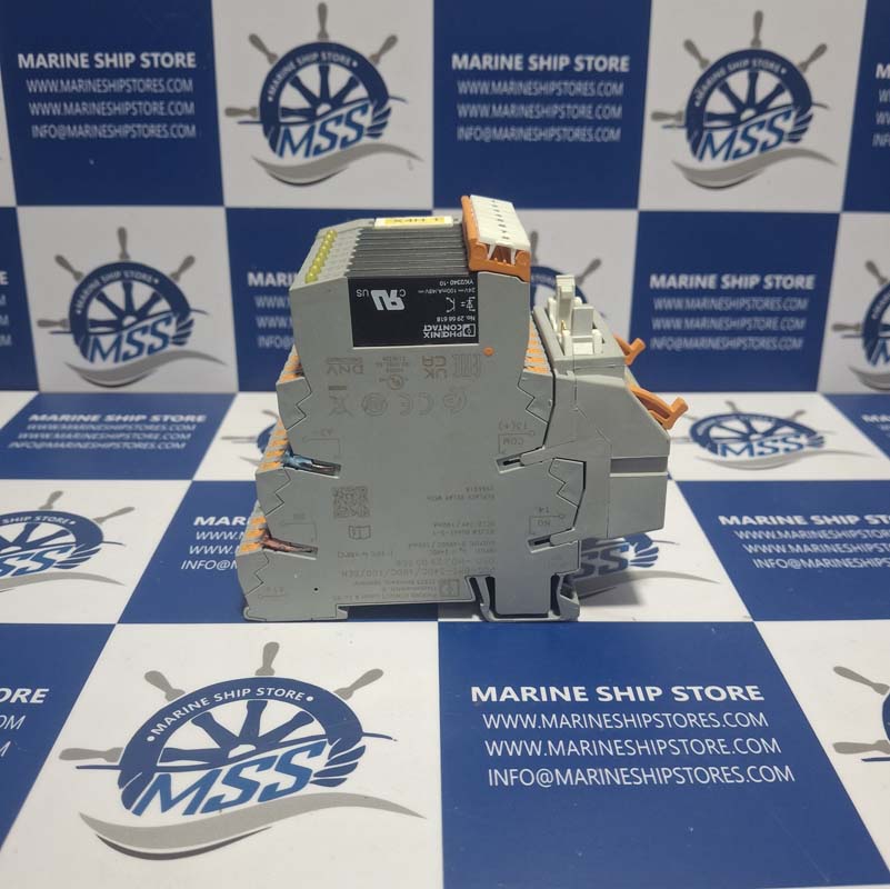 PHOENIX CONTACT PLC-OPT-24DC-48DC-100-SEN PLC-V8-FLK14-IN RELAY MODULE SYSTEM CONNECTION MODULE-2 PHOENIX CONTACT PLC-OPT-24DC-48DC-100-SEN PLC-V8-FLK14-IN RELAY MODULE SYSTEM CONNECTION MODULE