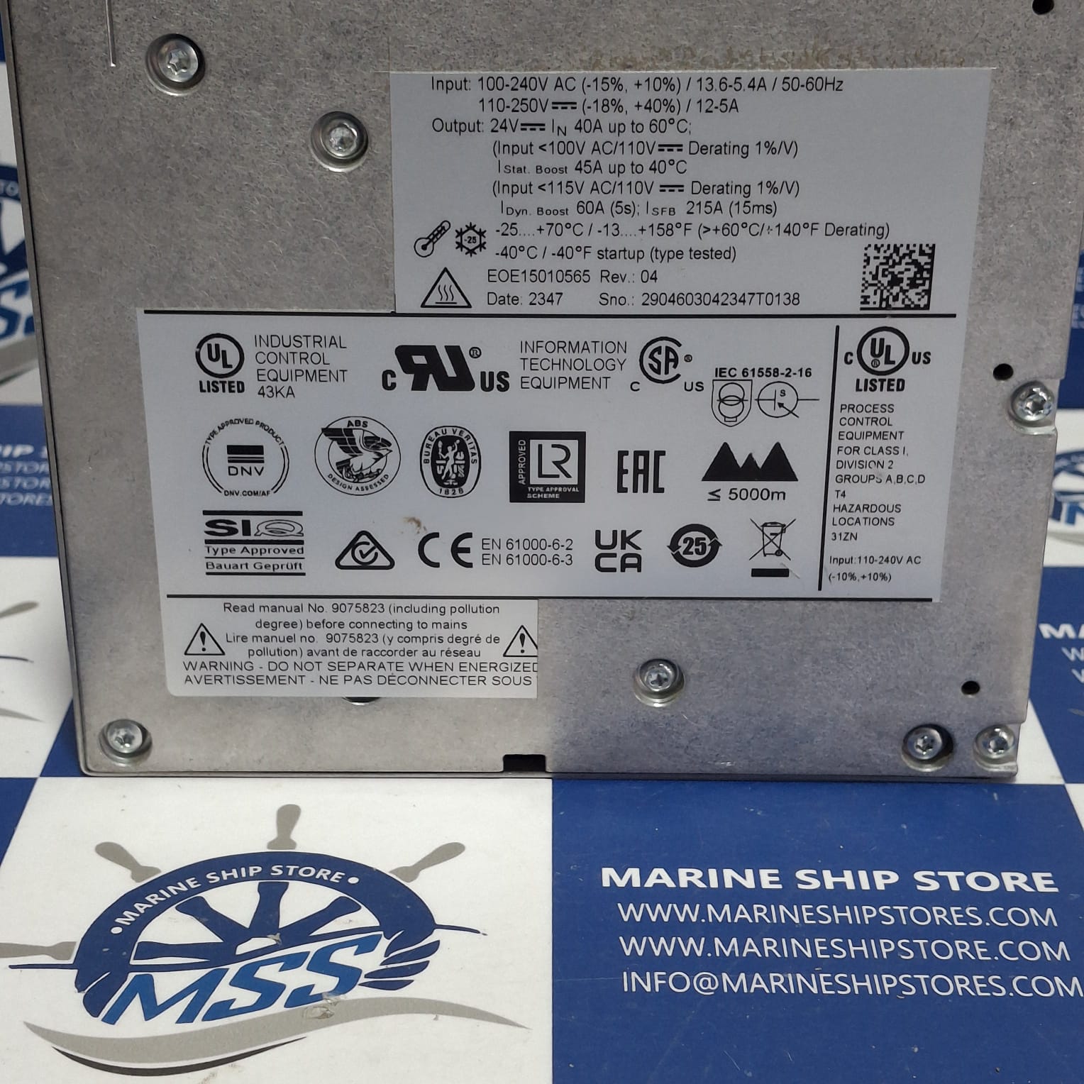PHOENIX CONTACT QUINT POWER 1904603 POWER SUPPLY