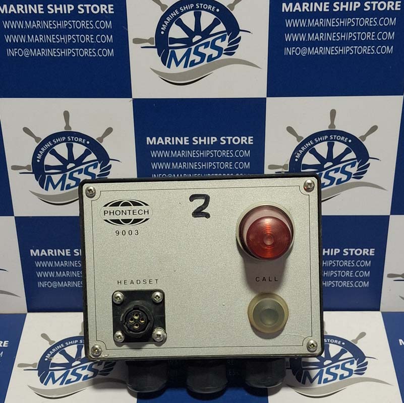 PHONTECH 9003 SUBSTATION TALKBACK SYSTEM CALL UNIT