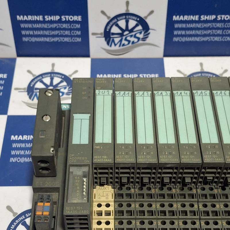 SIEMENS S7 ET 200S DISTRIBUTED I-O SYSTEM MODULE RACK-2 SIEMENS S7 ET 200S DISTRIBUTED I-O SYSTEM MODULE RACK
