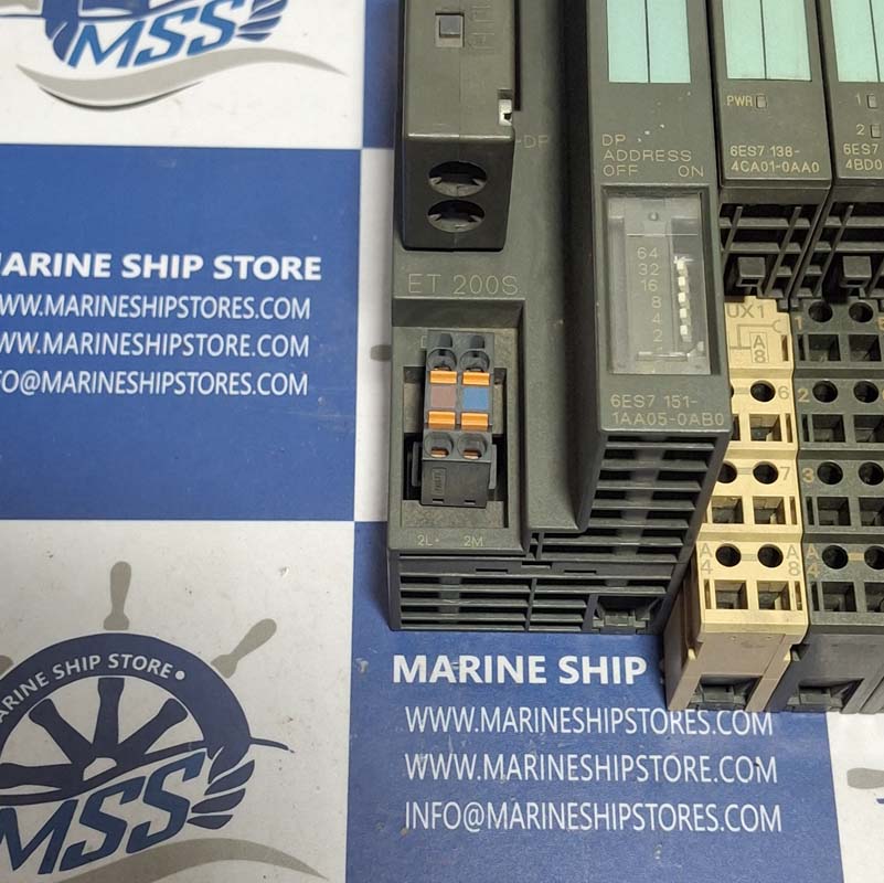 SIEMENS S7 ET 200S DISTRIBUTED I-O SYSTEM MODULE RACK-5 SIEMENS S7 ET 200S DISTRIBUTED I-O SYSTEM MODULE RACK