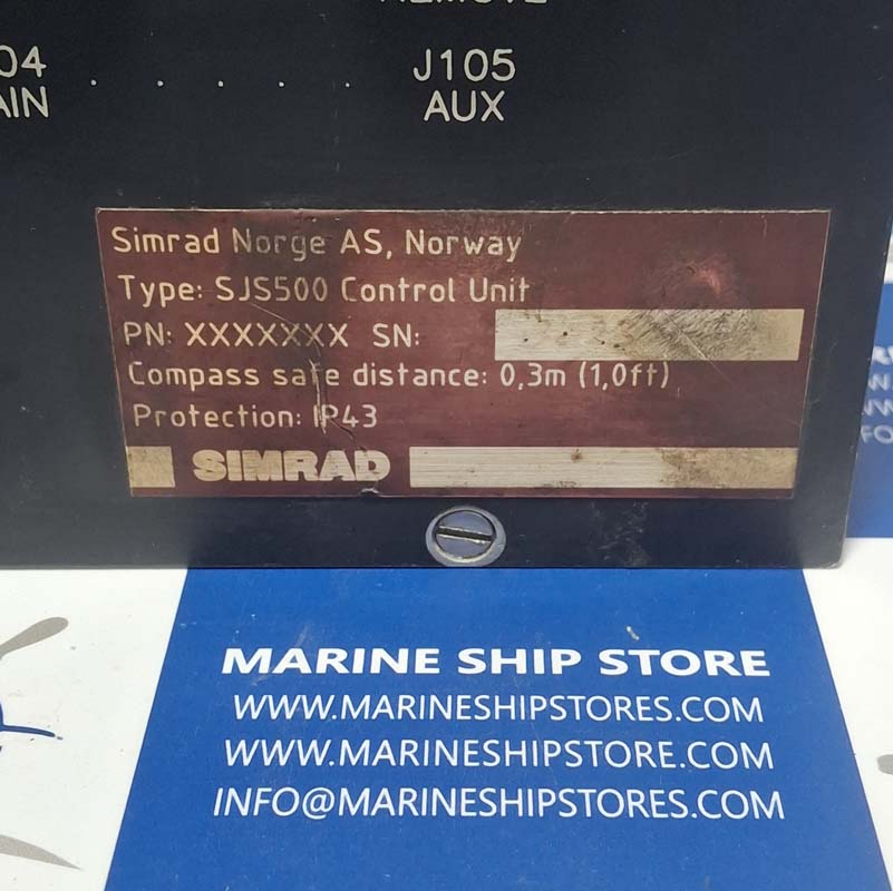 SIMRAD ROBERTSON SJS500 CONTROL UNIT-4 SIMRAD ROBERTSON SJS500 CONTROL UNIT