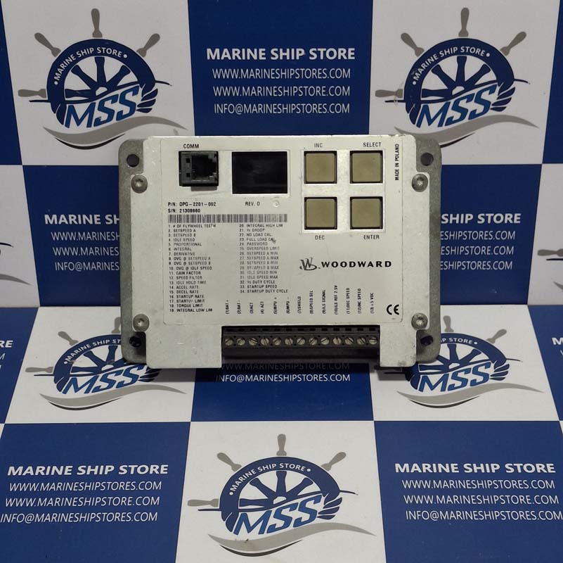 WOODWARD DPG-2201-002 REV-D DIGITAL SPEED CONTROLLER-1 WOODWARD DPG-2201-002 REV-D DIGITAL SPEED CONTROLLER